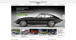 Desktop Screenshot of claytonclassics.co.uk
